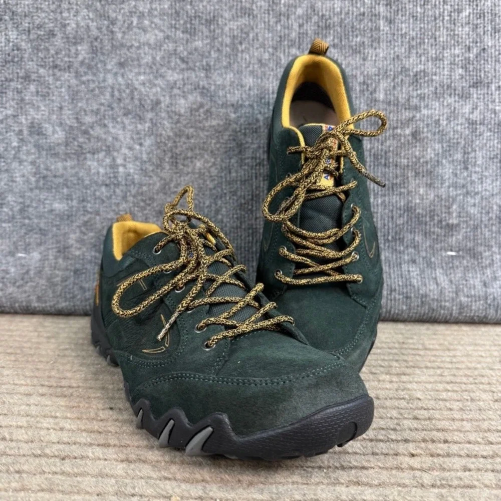 Allrounder by Mephisto Allro-Tex Green Suede Hiking Shoes Womens Size 10